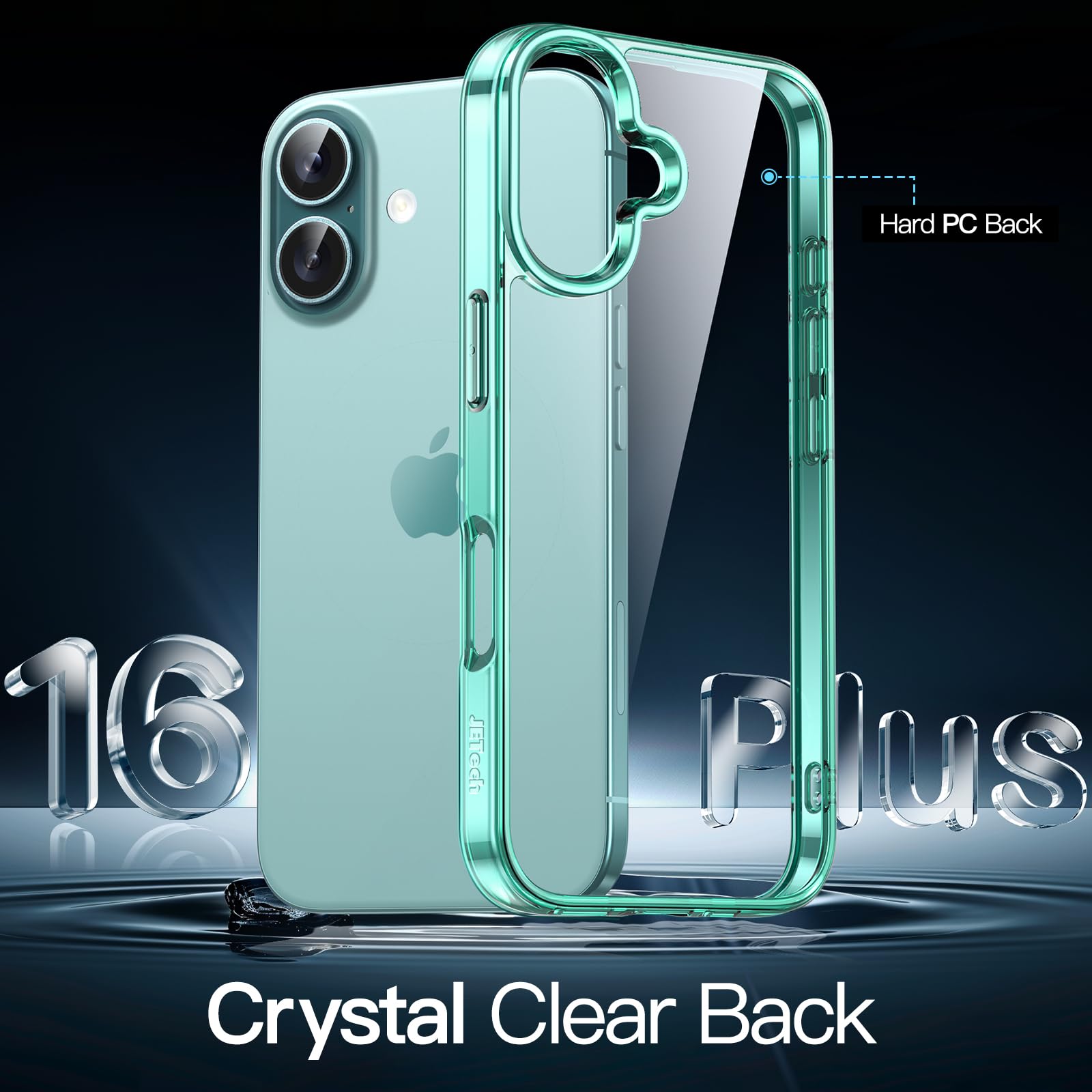 Amazon.co.jp: JETech iPhone 16 6.1インチ用 ケース 黄ばみなし 衝撃